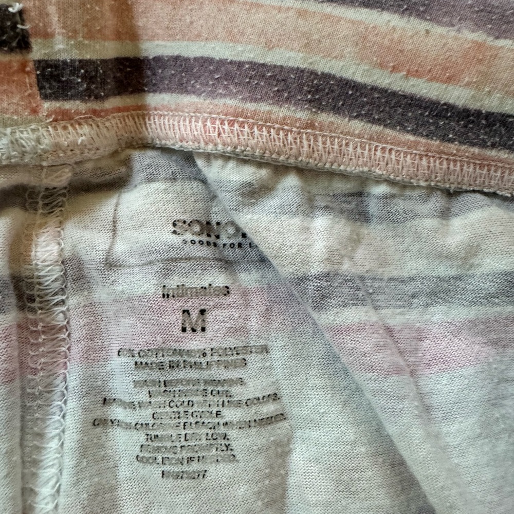 Sonoma pastel pink flowy soft comfortable women’s PJs pajama pants. - Picture 4 of 4